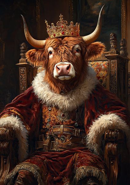 Highland Cow von Niklas Maximilian