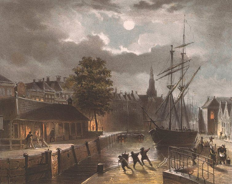 Zuiderhaven in Groningen, Carel Christiaan Antony Last by Meesterlijcke Meesters