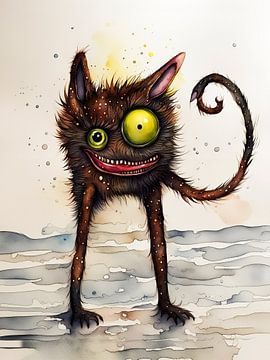 Funny monster by Bianca Wisseloo