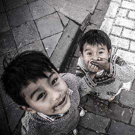 Children from Peru by Rob Bleijenberg