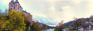 Durbuy (Belgium) panorama by Ariadna de Raadt-Goldberg