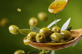 Mediterrane culinaire kunst van Poster Art Shop