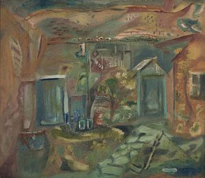 Frances Hodgkins - Purbeck courtyard, early afternoon (1944)