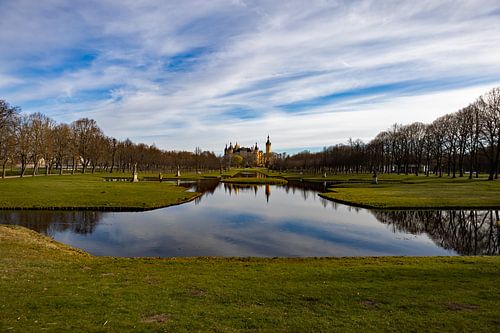 Clouds reflected in the Kreuzkanal