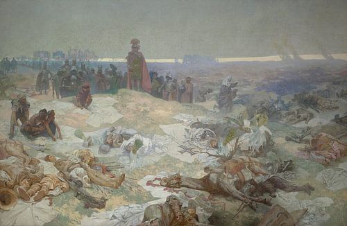 Na de Slag bij Grunwald, Alphonse Mucha...