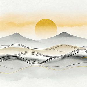 ZEN: Abstrakte Berglandschaft (2)