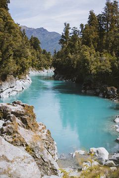 Hokitika Gorge: Een Schitterende Turquoise Verwondering van Ken Tempelers