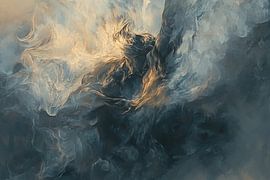 Abstrakte Energie | Mystische abstrakte Formen von ARTEO Gemälde