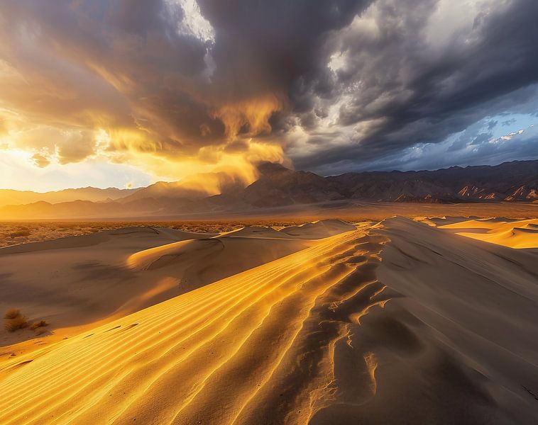 Zauberhaftes Dünenmeer von fernlichtsicht