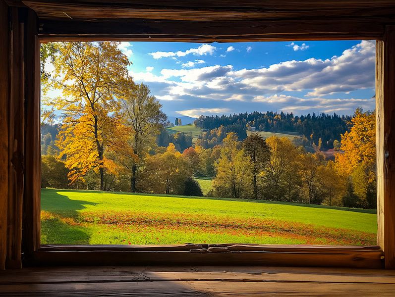Ausblicke vom Haus oder durch den natürlichen Rahmen nach draußen von Egon Zitter