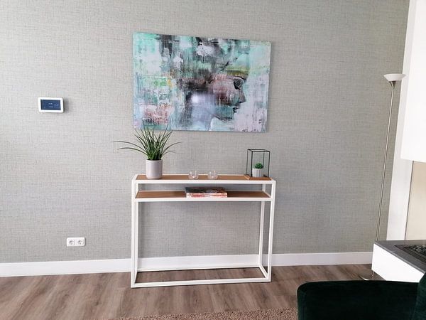 Klantfoto: Angie green van Atelier Paint-Ing, op aluminium