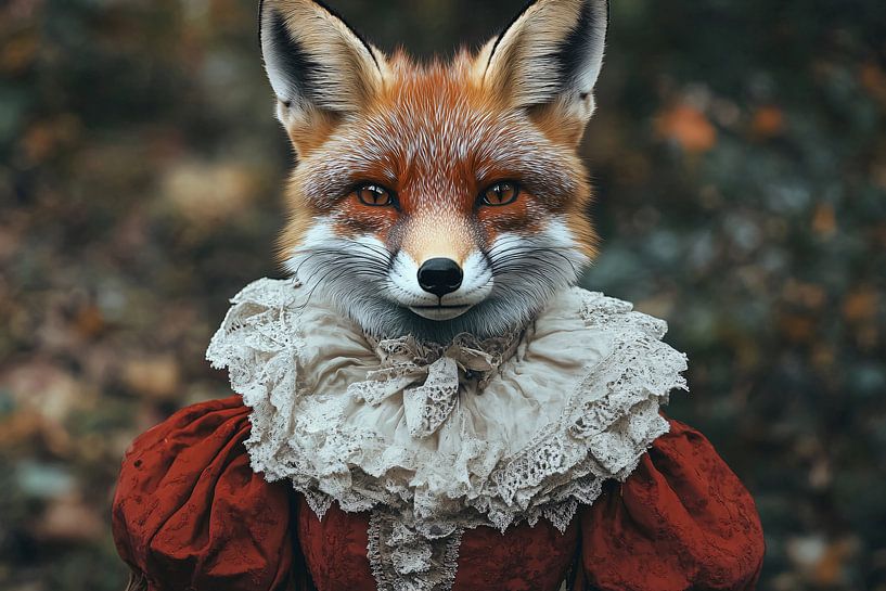 Victorian-style fox by Imperial Art House