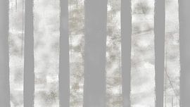 Wabi Sabi Streifen Grau von Mad Dog Art