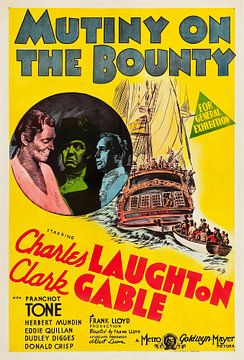 Filmposter Mutiny on The Bounty van Brian Morgan