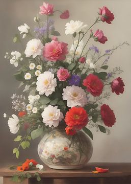 Stilleven met bloemen van Biljana Zdravkovic