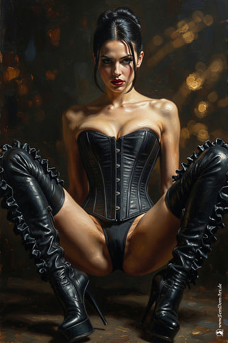 Dunkle Souveränität – Moderne Femdom Kunst