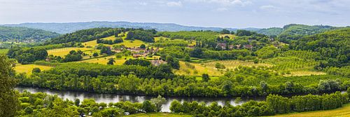 Panorama van de Dordogne, Frankrijk