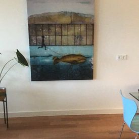 Customer photo: GOOD COMPAGNON by db Waterman, on canvas