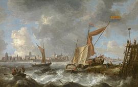 A View of Vlissingen, Bonaventura Peeters the Elder