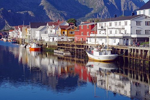 The port of Henningsvaer