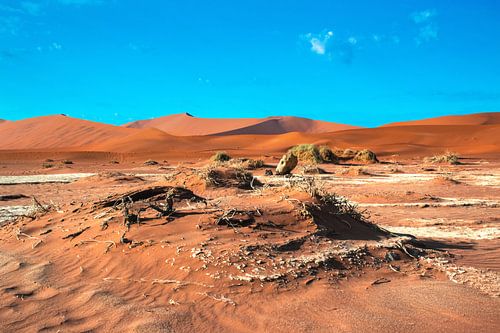 Zandheuvels in de Dode vallei, Namibië