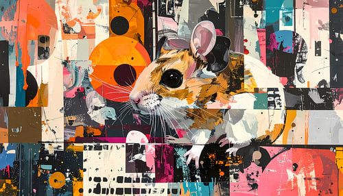 Expressief en kleurig statement - een schilderij met lef