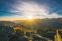 Sonnenaufgang im Zillertal