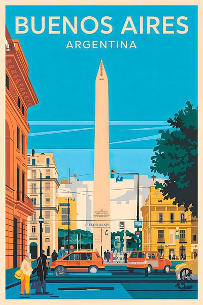 Buenos Aires, Argentine. par Poster Art Shop