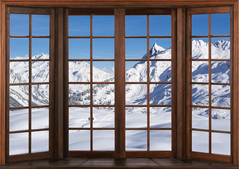 View from a wooden window by Bert Hooijer