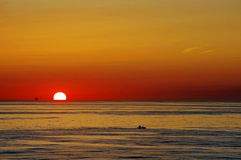 Sunset in Jutland by Reinhard  Pantke
