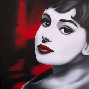 Audrey Hepburn Pop-Art von anja verbruggen