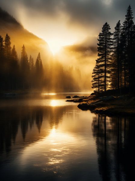 L'heure d'or par fernlichtsicht