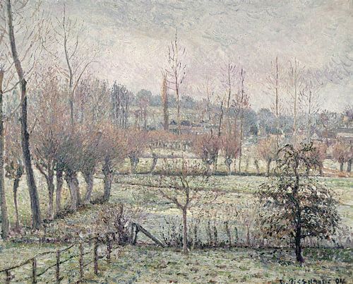 Camille Pissarro,Sneeuweffect bij Eragny