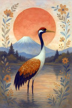 Peinture de grue. sur Johannes