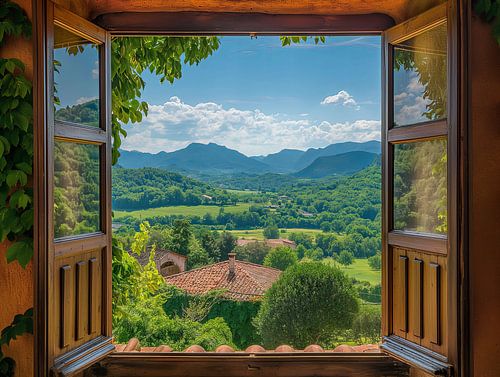 prachtig uitzicht vanuit de kamer