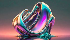 Fluid mit Verschiedene Farben