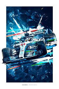 Lewis Hamilton sur Nylz Race Art