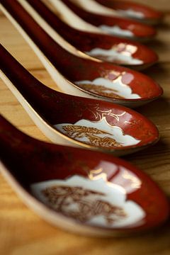 Chinese Soup Spoons Macro by Imladris Images