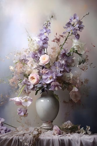 Still life Lilac - pastel