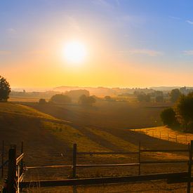 Autumnal Sunrise Leefdaal by Manuel Declerck