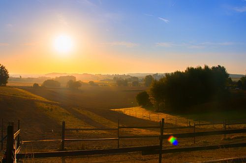 Herfstige Zonsopgang Leefdaal