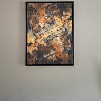 Klantfoto: Autumn Storm van Bastille Decoprints, op canvas