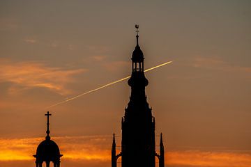 Breda Sunset Grote Kerk