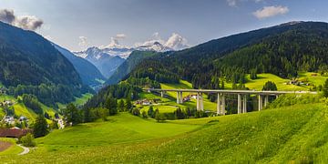 Panorama of the Brenner Pass by Henk Meijer Photography