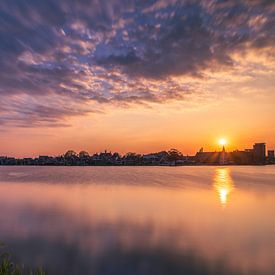 Sunset Zaanse Schans van Remy Beltman