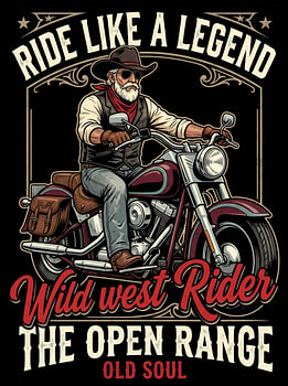 Wild West Rider Open Range-poster