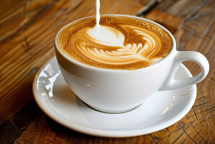 prepare cappuccino or coffee by Egon Zitter