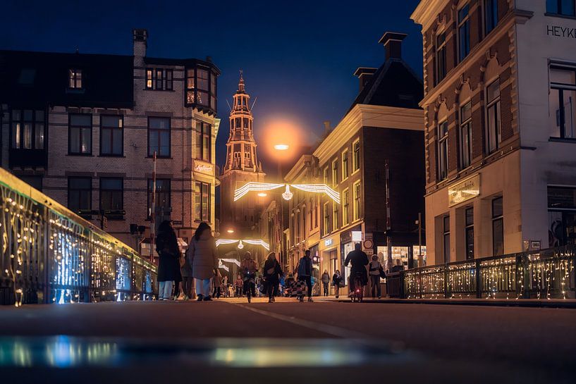 A-Brücke + Brugstraat + A-Kirche, Groningen von Harmen van der Vaart