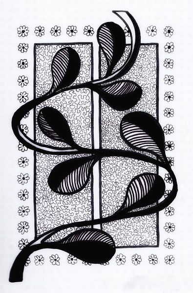 Branch and flowers retro by Patricia's Creations