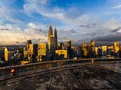 Uitzicht op de skyline van Kuala Lumpur vanaf een helikopterplatform van Shanti Hesse thumbnail
